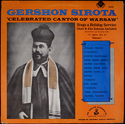  Celebrated Cantor of Warsaw