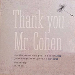  Thank You Mr. Cohen